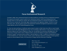 Tablet Screenshot of favusinstitutionalresearch.com